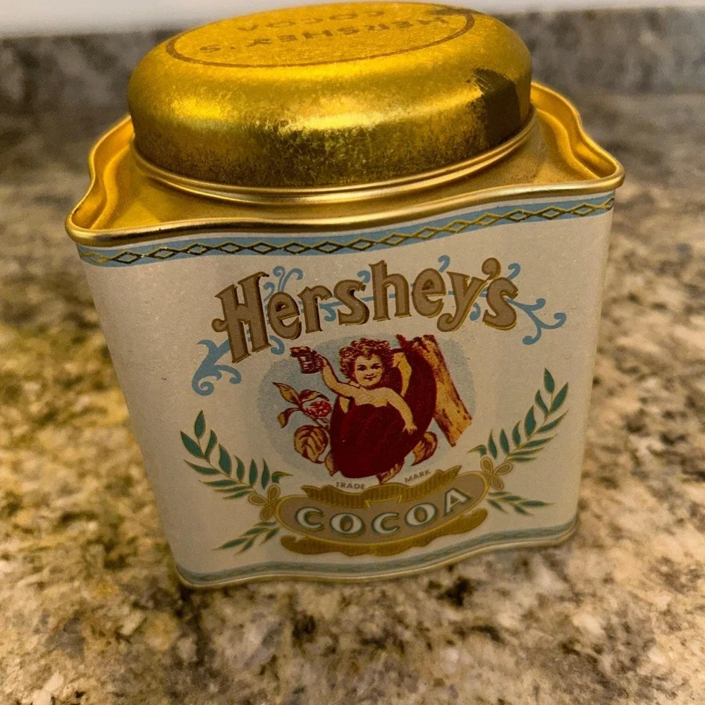 Vintage Hersheys Cocoa Tin Collectible Advertising‎ Advertising Kitchen Decor